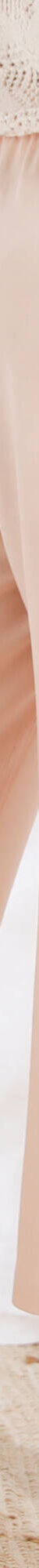 Pantacourt large, viscose et lin (rose poudré) Pantacourt large, viscose et lin (rose poudré)